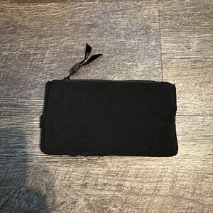 Vera Bradley Black Quilted Pouch